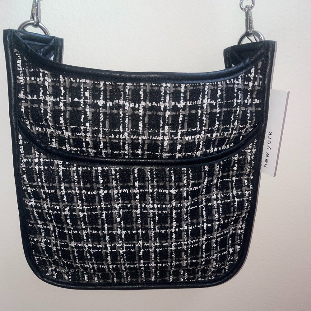 Ahdorned Classic Tweed Messenger Bag w/Strap